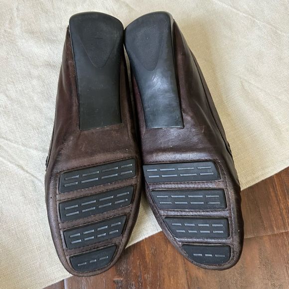 ROBERT ZUR Womens Driving Loafers Moccasins in Espresso Leather - Picture 12 of 12